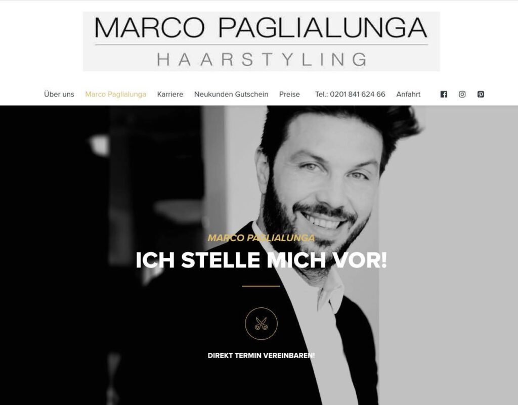 Marco Paglialunga Haarstyling Essen - Patrick Kukuck