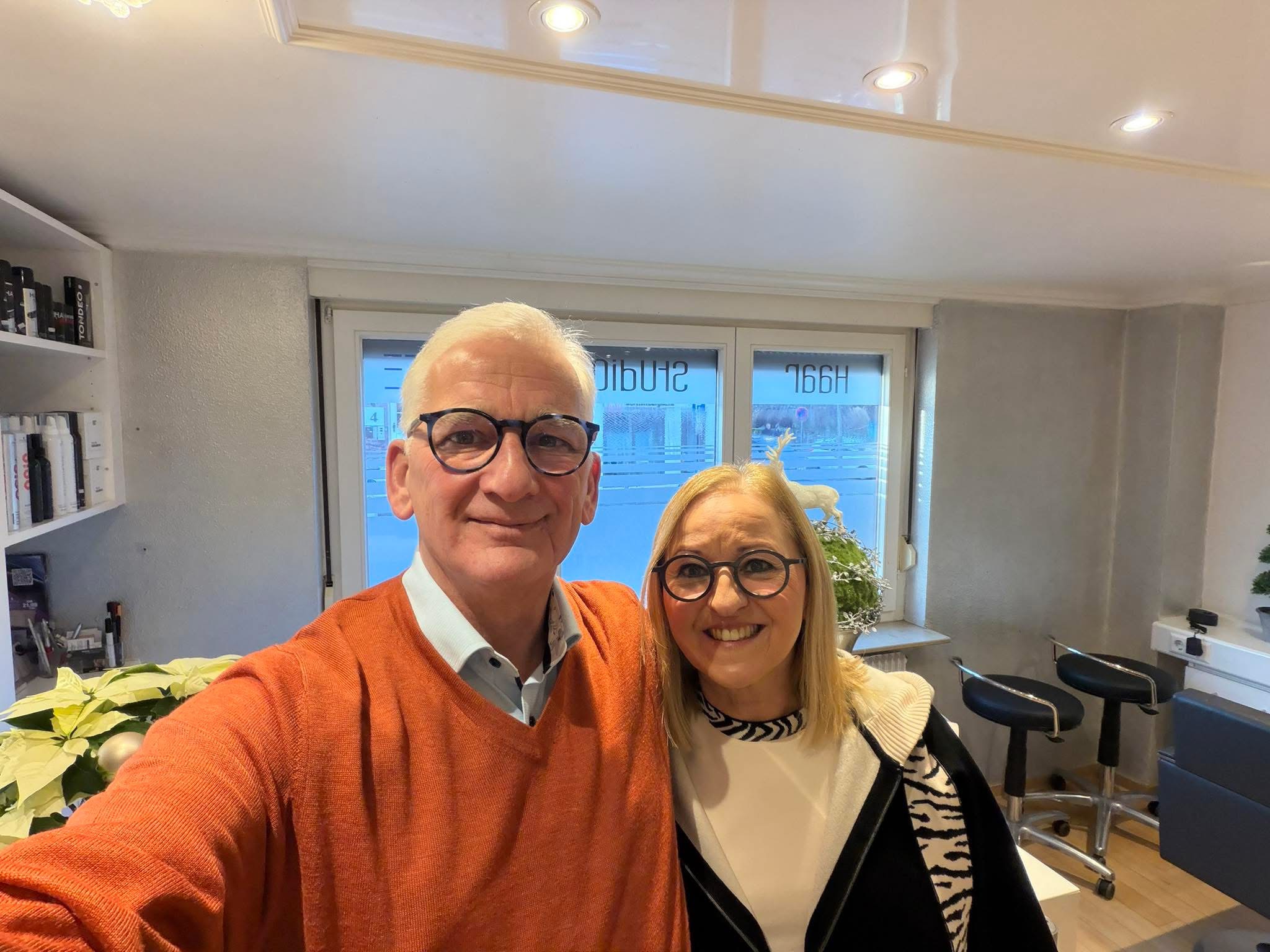 Marketing Meeting mit Beate Roos vom Haarstudio Beate in Weinstadt